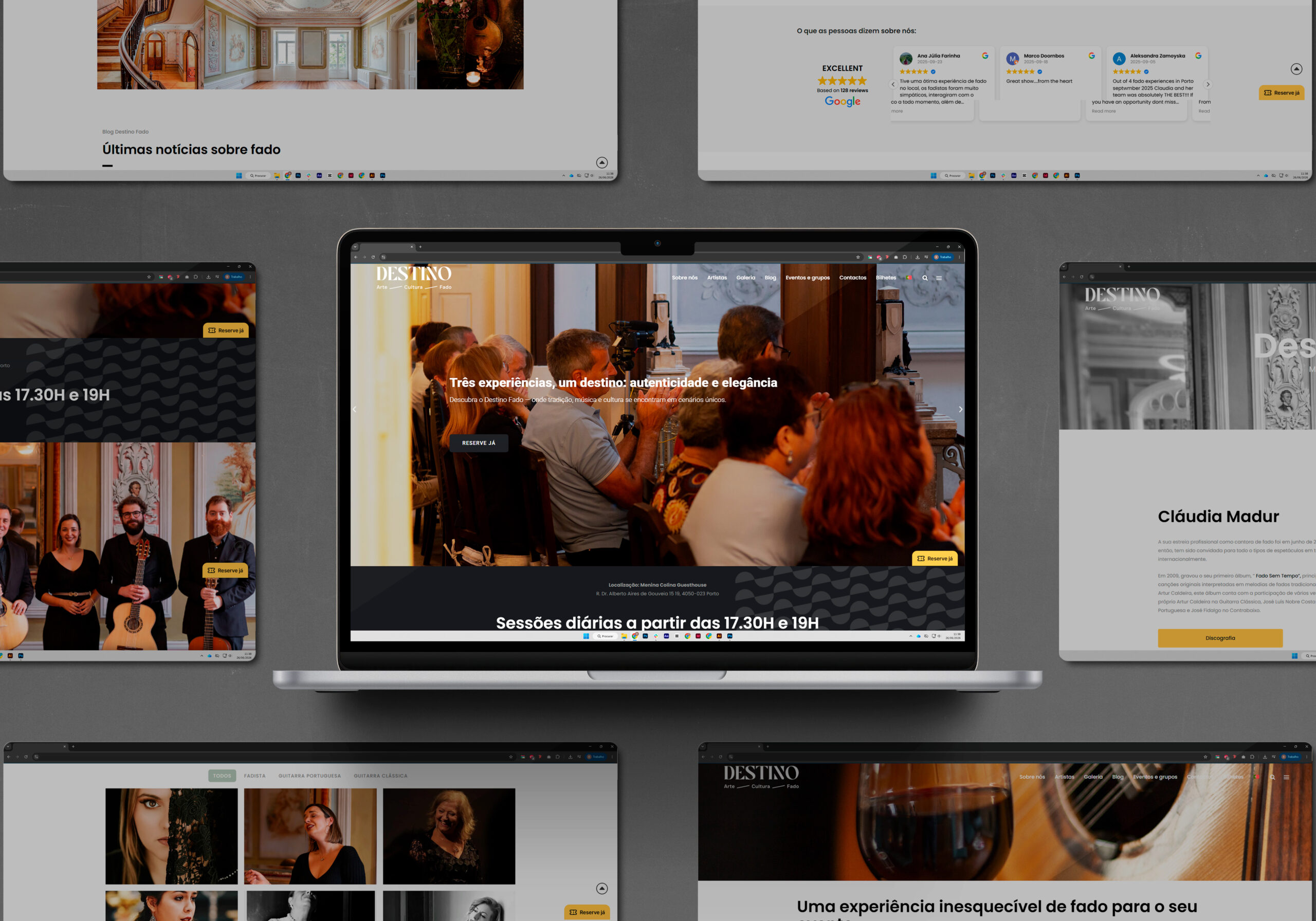websites para casas de fado