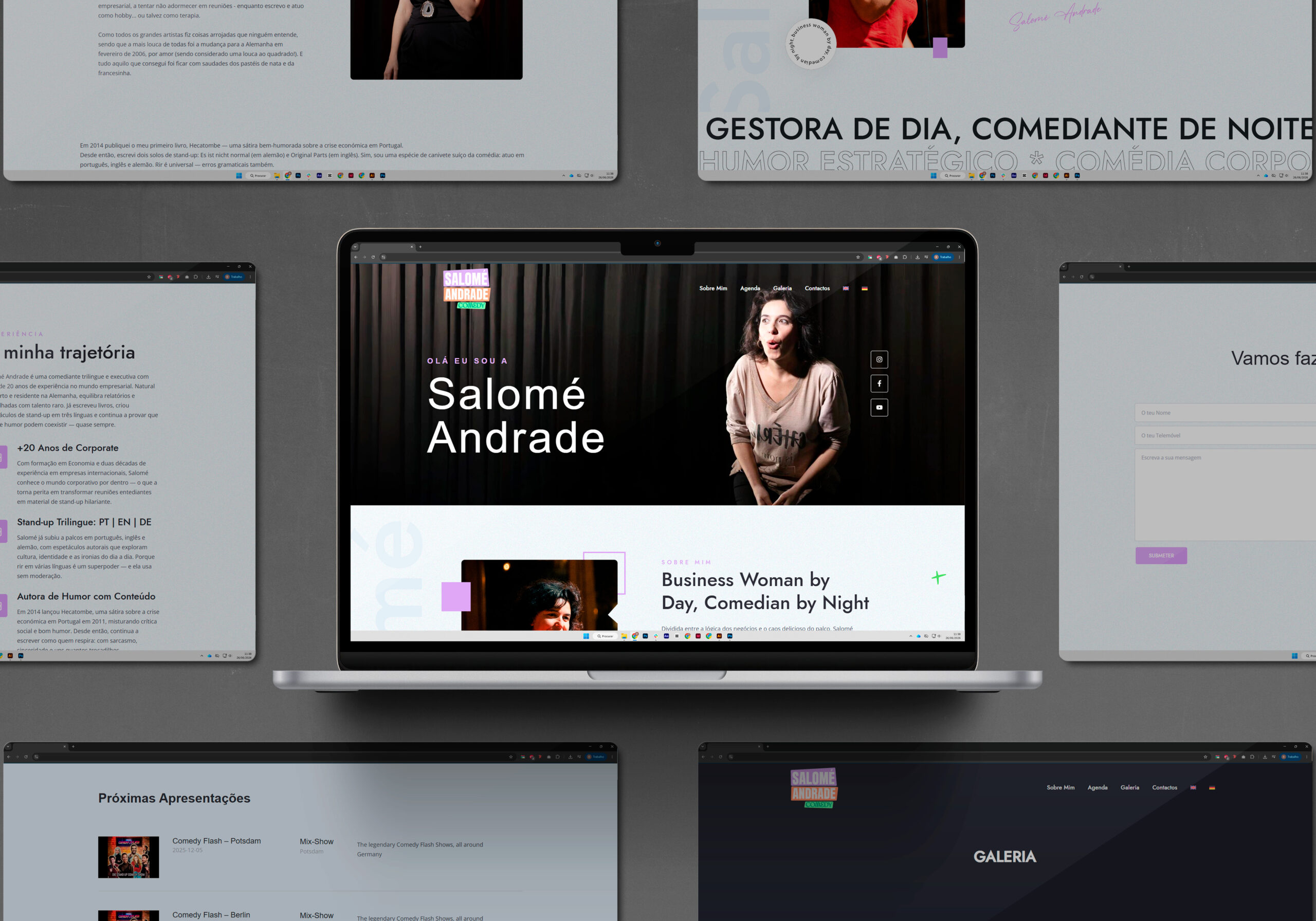 websites para comediantes