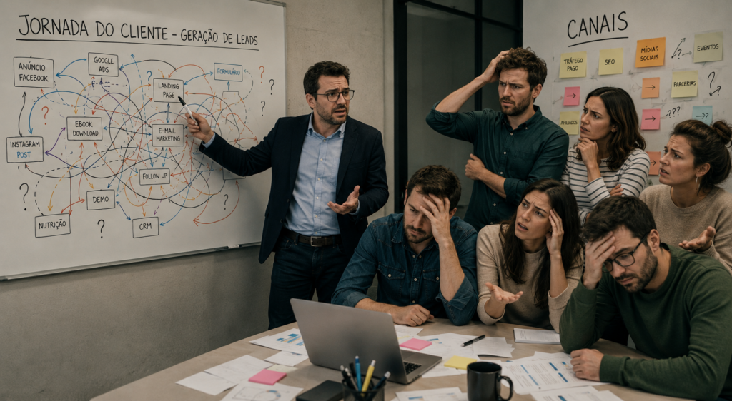 o que torna difícil gerar leads