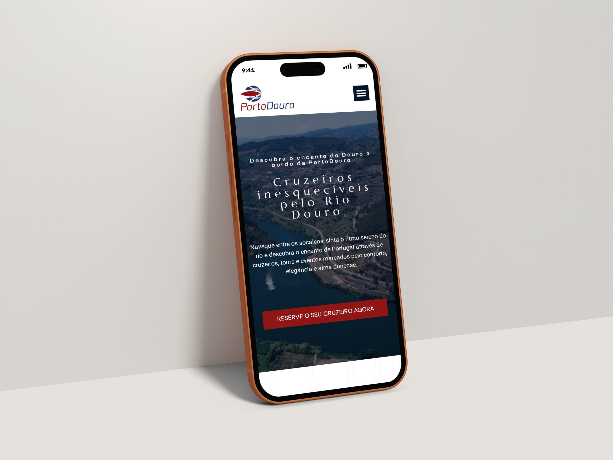 PortoDouro, landing page