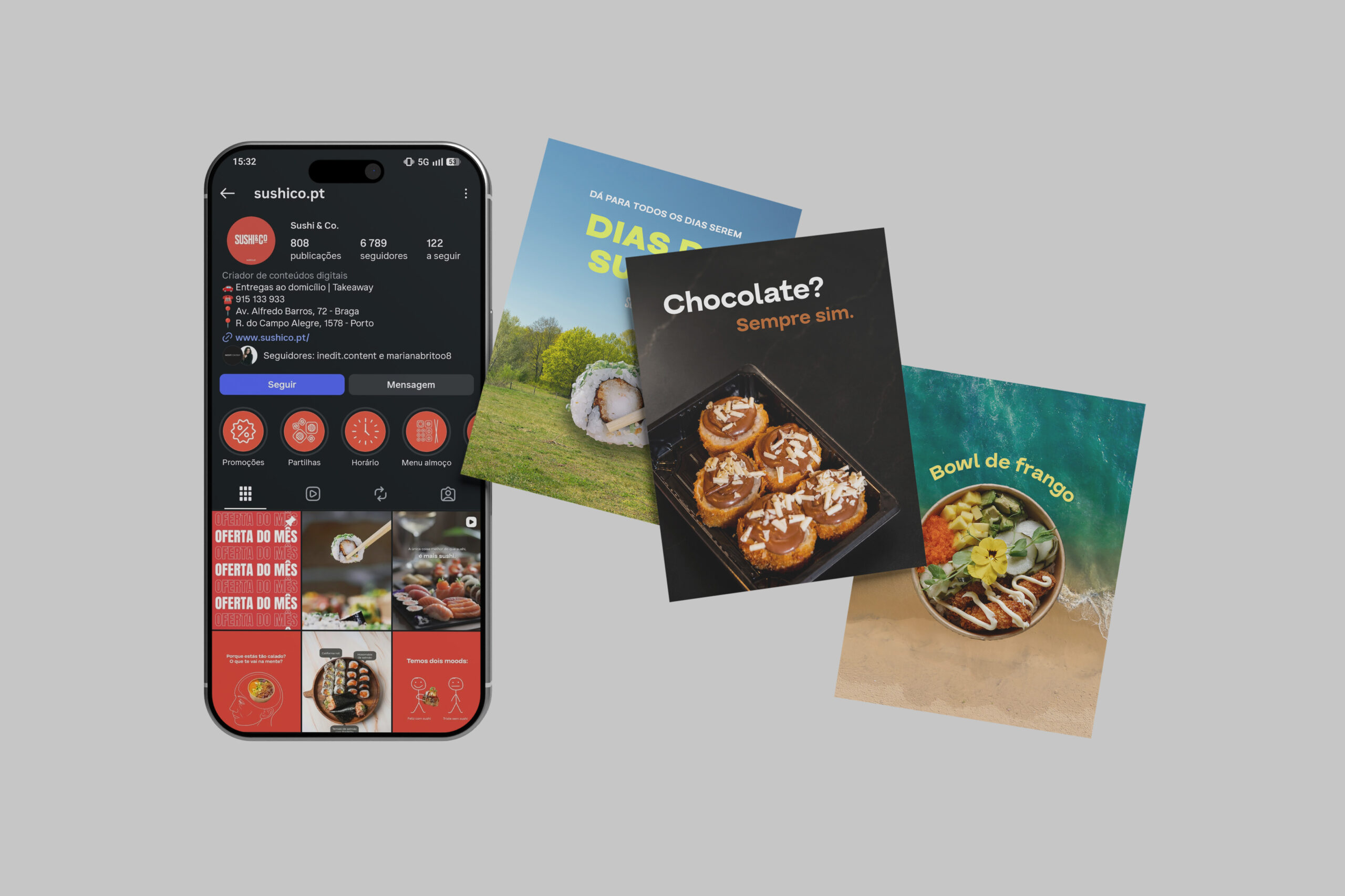 Sushi&Co, redes sociais e publicidade